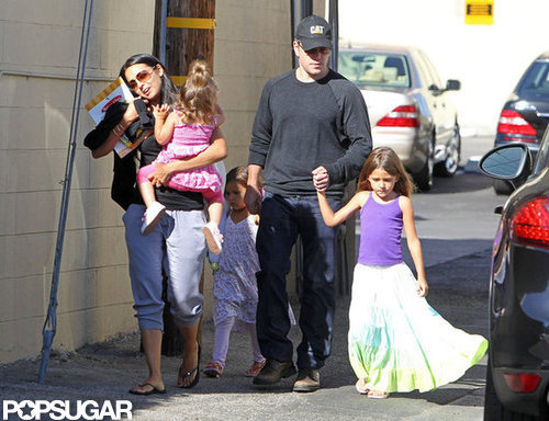 Matt Damon Spends the Weekend With His Girls Matt Damon Spends the Weekend With His Girls