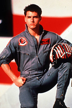 Tom Cruise looked hot in uniform for Top Gun back in 1986.
Tom Cruise looked hot in uniform for Top Gun back in 1986.