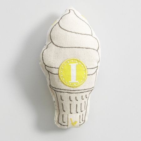 Mozi Ice Cream Baby Rattle ($19)
