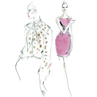 Saint Laurent Paris Resort 2013 Sketches