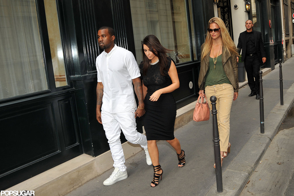 Kim and Kanye Couple Up For Valentino Then Do Dinner With Bar Refaeli Kim and Kanye Couple Up For Valentino Then Do Dinner With Bar Refaeli