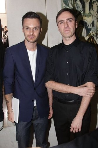 Kris van Assche and Raf Simons Kris van Assche and Raf Simons