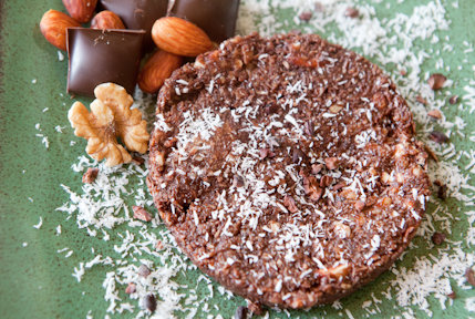raw vegan chocolate coconut cookies