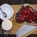 Sweet Pizza With Strawberries and Chocolate
