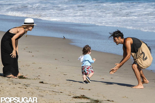Rachel Zoe and her friend played with Skyler while he pranced on the beach in Malibu.
Rachel Zoe and her friend played with Skyler while he pranced on the beach in Malibu.