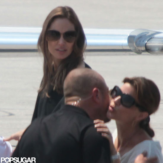 Angelina Jolie left Bosnia after attending the Sarajevo Film Festival.
Angelina Jolie left Bosnia after attending the Sarajevo Film Festival.