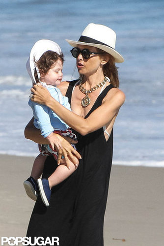 Rachel Zoe held Skyler on the beach in Malibu.
Rachel Zoe held Skyler on the beach in Malibu.