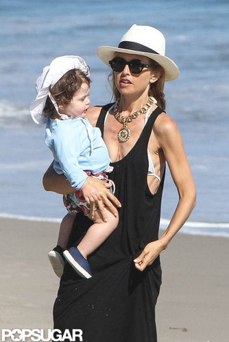 Rachel Zoe spent the day with her son Skyler on the beach in Malibu.
Rachel Zoe spent the day with her son Skyler on the beach in Malibu.