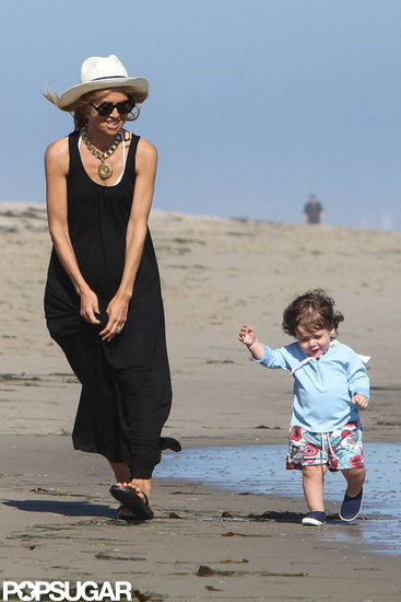Rachel Zoe and Skyler Berman had fun running along the beach together in Malibu. Rachel Zoe and Skyler Berman had fun running along the beach together in Malibu.