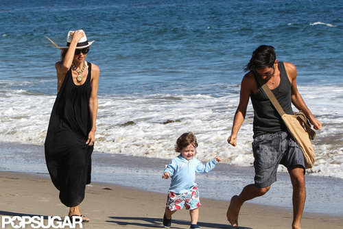 Rachel Zoe and Skyler Berman ran along the beach in Malibu with a friend.
Rachel Zoe and Skyler Berman ran along the beach in Malibu with a friend.