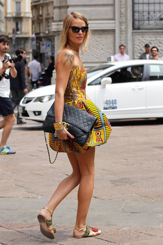 This is a lot of look, but this style pro carried it with confidence. Lesson learned, if you're going bold, go there proudly.
This is a lot of look, but this style pro carried it with confidence. Lesson learned, if you're going bold, go there proudly.
