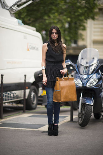Layer a dress over jeans to channel one of Resort's biggest trends.
Photo courtesy of Adam Katz Sinding
Layer a dress over jeans to channel one of Resort's biggest trends.
Photo courtesy of Adam Katz Sinding
