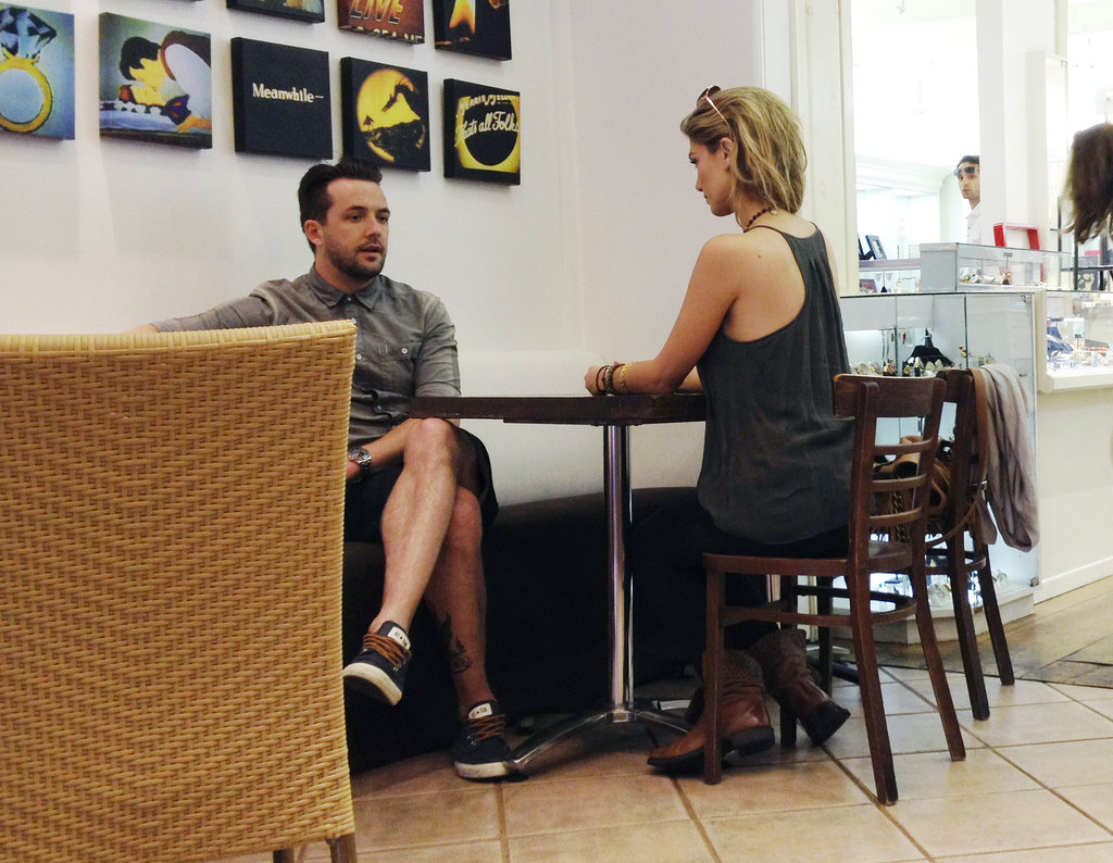 Delta Goodrem and Darren McMullen Grab a Bite Together in LA Delta Goodrem and Darren McMullen Grab a Bite Together in LA