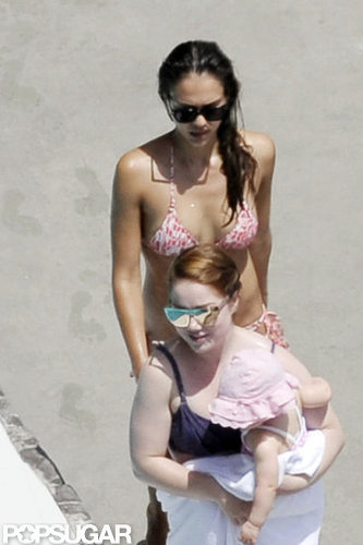 Jessica Alba wore a bikini in Italy.
Jessica Alba wore a bikini in Italy.
