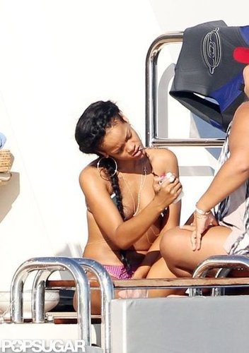 Bikini-Clad Rihanna Lets Loose on a Luxury Cruise Bikini-Clad Rihanna Lets Loose on a Luxury Cruise