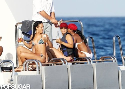 Bikini-Clad Rihanna Lets Loose on a Luxury Cruise Bikini-Clad Rihanna Lets Loose on a Luxury Cruise