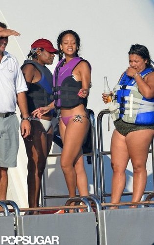 Bikini-Clad Rihanna Lets Loose on a Luxury Cruise Bikini-Clad Rihanna Lets Loose on a Luxury Cruise