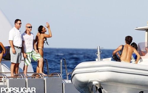 Bikini-Clad Rihanna Lets Loose on a Luxury Cruise Bikini-Clad Rihanna Lets Loose on a Luxury Cruise