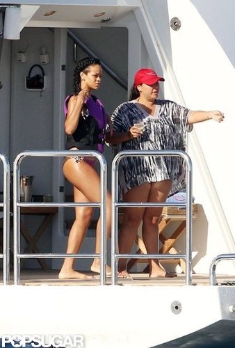Bikini-Clad Rihanna Lets Loose on a Luxury Cruise Bikini-Clad Rihanna Lets Loose on a Luxury Cruise