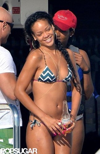 Bikini-Clad Rihanna Lets Loose on a Luxury Cruise Bikini-Clad Rihanna Lets Loose on a Luxury Cruise