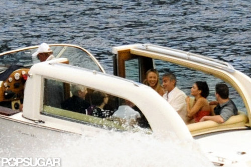 Stacy Keibler was joined by Channing Tatum and Jenna Dewan during a boat ride near George Clooney's Lake Como villa in July 2012.
Stacy Keibler was joined by Channing Tatum and Jenna Dewan during a boat ride near George Clooney's Lake Como villa in July 2012.