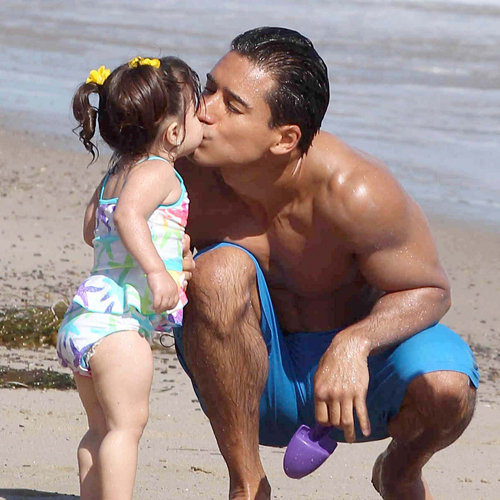 Celebrity Kids Beach Pictures 2012
