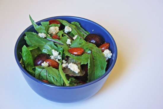 Cherry, Smoked Blue Cheese, and Almond Salad