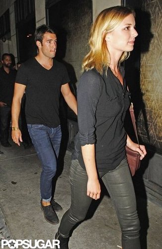 Emily VanCamp and Josh Bowman made their way out of a Hollywood club.
Emily VanCamp and Josh Bowman made their way out of a Hollywood club.