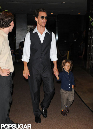 Matthew McConaughey and Little Levi Make a Dapper Duo in NYC Matthew McConaughey and Little Levi Make a Dapper Duo in NYC