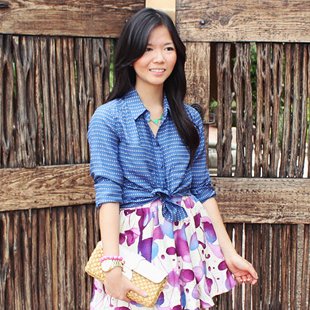 Summertime Mixed Prints Street Style