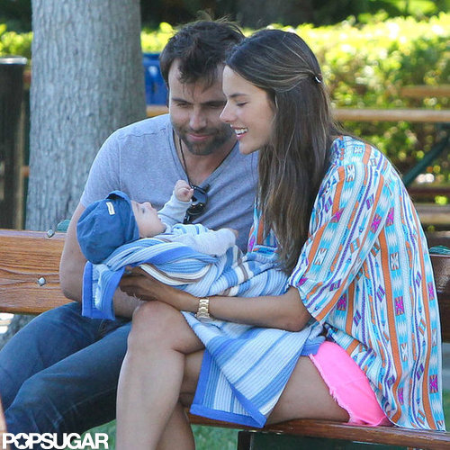 Jamie Mazur and Alessandra Ambrosio smiled with Noah.
Jamie Mazur and Alessandra Ambrosio smiled with Noah.