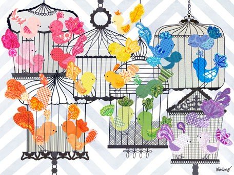 Rainbow Birdies ($119) Rainbow Birdies ($119)