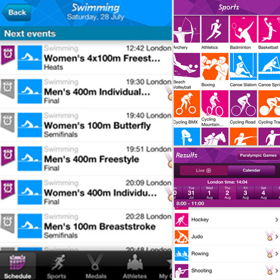 London 2012: Official Results App (Free)