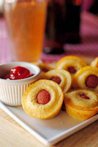 Mini Corn Dog Muffins Mini Corn Dog Muffins