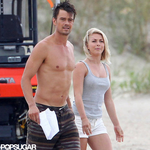 Shirtless Josh Duhamel Filming Safe Haven Pictures