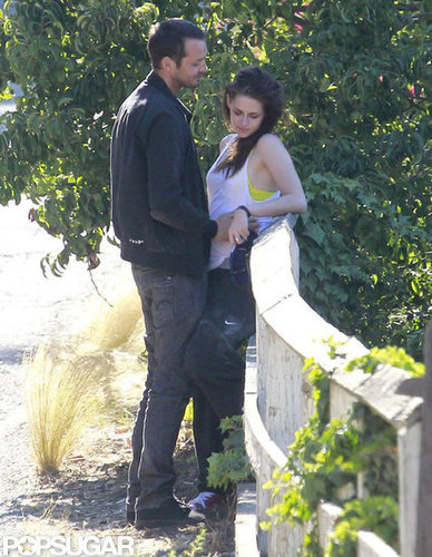 Rupert Sanders and Kristen Stewart showed PDA in LA.
Rupert Sanders and Kristen Stewart showed PDA in LA.