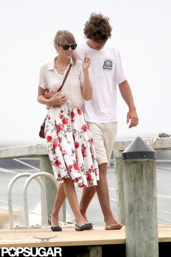 Taylor Swift held Conor Kennedy's hand.
Taylor Swift held Conor Kennedy's hand.