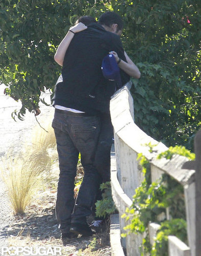 Kristen Stewart embraced Rupert Sanders.
Kristen Stewart embraced Rupert Sanders.