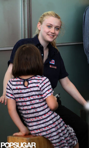 Dakota Fanning spent time with Ramona Sarsgaard on set.
Dakota Fanning spent time with Ramona Sarsgaard on set.