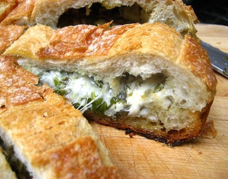 Stuffed Cheese Bread With Herbs Stuffed Cheese Bread With Herbs