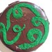 Snake Cheesecake with Venom Glaze