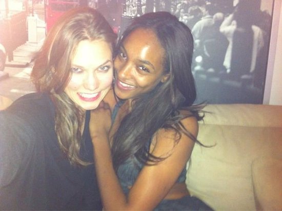 Karlie Kloss and Jourdan Dunn