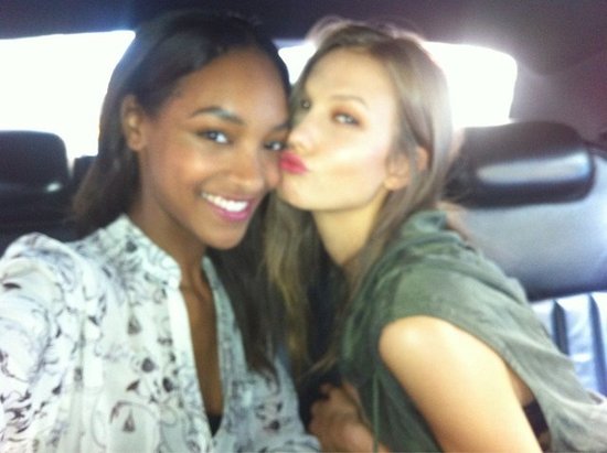 Karlie Kloss and Jourdan Dunn