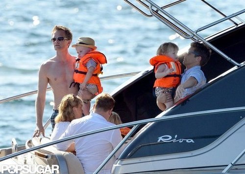 Neil Patrick Harris and David Burtka took a boat ride with their kids.
Neil Patrick Harris and David Burtka took a boat ride with their kids.