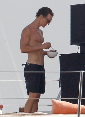 Camila Alves Shows Her Baby Bump With Shirtless Matthew McConaughey Camila Alves Shows Her Baby Bump With Shirtless Matthew McConaughey
