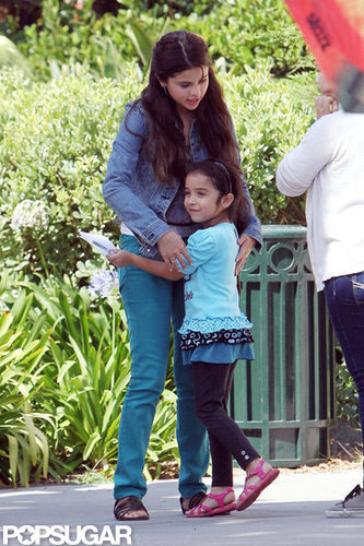 Selena Gomez Links Up With Boyfriend Justin Bieber on Her New Set Selena Gomez Links Up With Boyfriend Justin Bieber on Her New Set