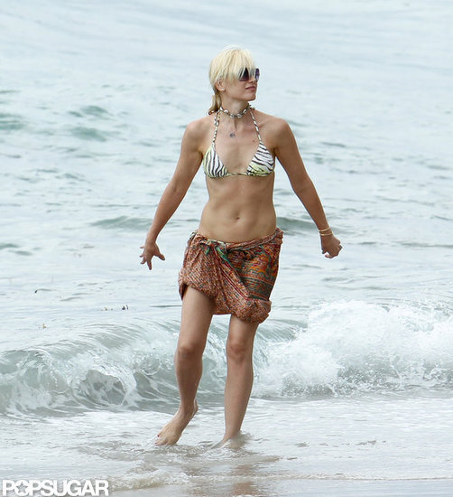 Gwen Stefani showed off her rocking beach body while on vacation with her family in Miami.
Gwen Stefani showed off her rocking beach body while on vacation with her family in Miami.