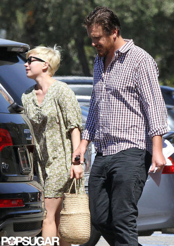 Michelle Williams and Jason Segel Settle In With Matilda in LA Michelle Williams and Jason Segel Settle In With Matilda in LA