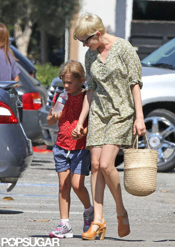 Michelle Williams and Jason Segel Settle In With Matilda in LA Michelle Williams and Jason Segel Settle In With Matilda in LA