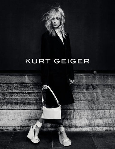 Anja Rubik stars in Kurt Geiger's Fall ads.
Anja Rubik stars in Kurt Geiger's Fall ads.